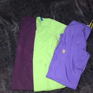 Scrub tops and pants